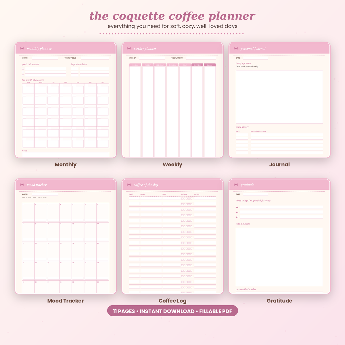 The Darling Digital Diary & Planner 🎀